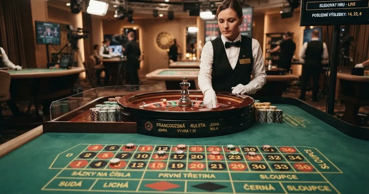 Živá ruleta v česky mluvícím studiu – 10 licencovaných casin 2026