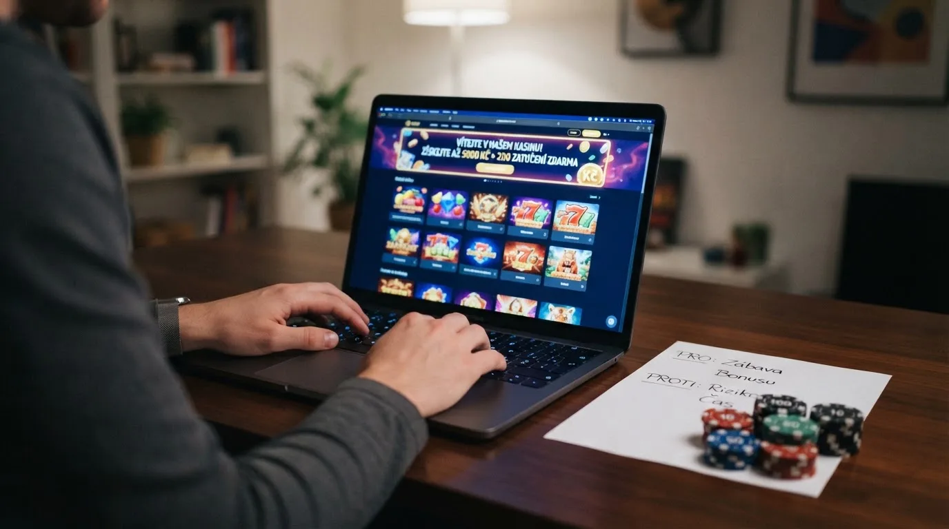 Porovnání log a uvítacích bonusů deseti českých licencovaných online casin v přehledné tabulce